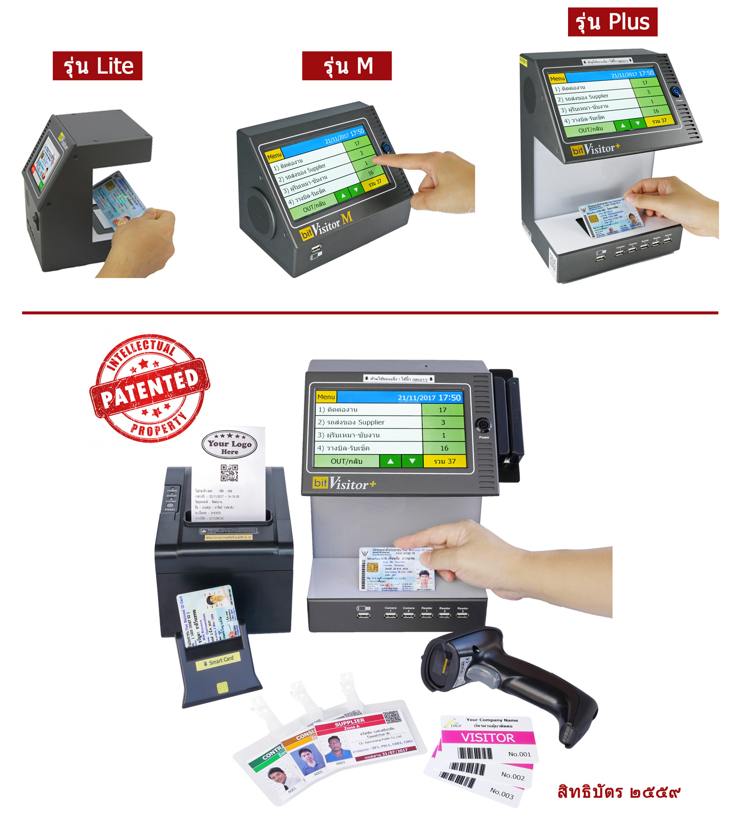 เครื่องแลกบัตร bitVisitor